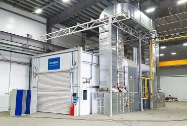 Окрасочные камеры с сухим фильтром